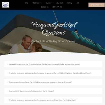 Gold Coast Cruises mobile view