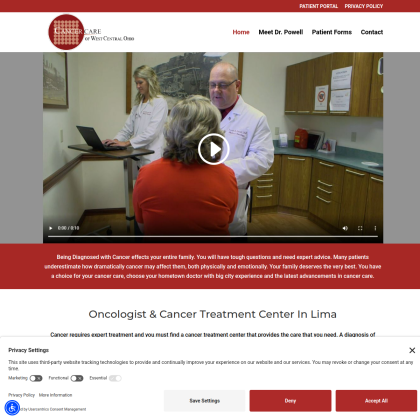 Cancer Care of West Central Ohio mobile view