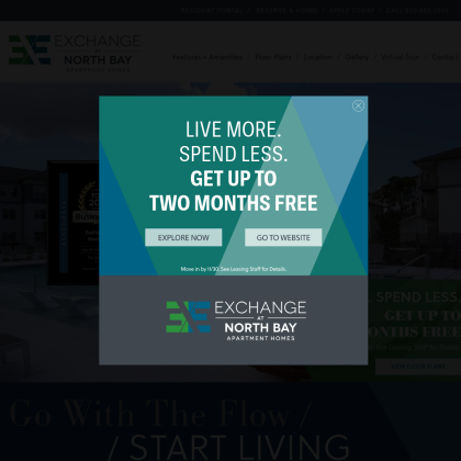 Exchange at North Bay mobile view