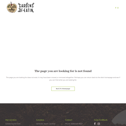 Gardens of Eatin' Landscaping LLC mobile view