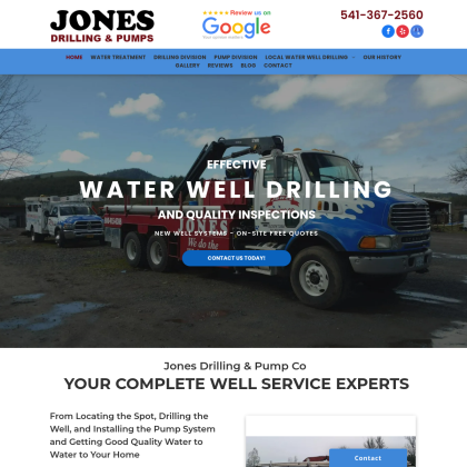 Jones Drilling & Pump, Co mobile view