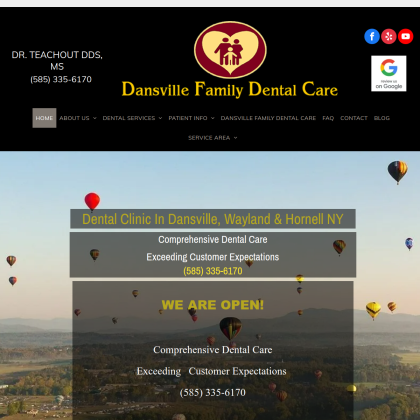 Dansville Family Dental Care mobile view