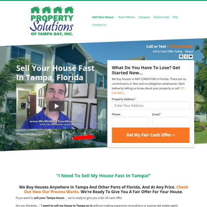 We Buy Houses - Property Solutions of Tampa Bay mobile view