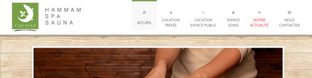 Site réalisé : Crocozen, Hammam Spa Sauna
