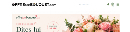 Site réalisé : Offre Ton Bouquet, fleuriste