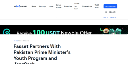 Read the full Article:  ⭲ Fasset Partners With Pakistan Prime Minister’s Youth Program and JazzCash