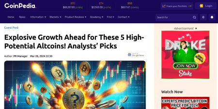 Read the full Article:  ⭲ Explosive Growth Ahead for These 5 High-Potential Altcoins! Analysts’ Picks