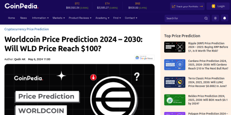 Read the full Article:  ⭲ Worldcoin Price Prediction 2023 – 2030: Will WLD Price Surge Above $10 by 2025?