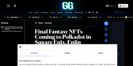 Read the full Article:  ⭲ Final Fantasy NFTs Coming to Polkadot in Square Enix, Enjin Alliance