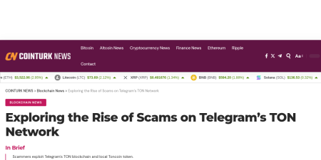 Read the full Article:  ⭲ Exploring the Rise of Scams on Telegram’s TON Network