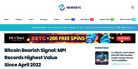 Read the full Article:  ⭲ Bitcoin Bearish Signal: MPI Records Highest Value Since April 2022