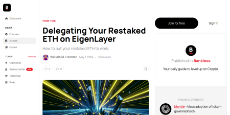 Read the full Article:  ⭲ Delegating Your Restaked ETH on EigenLayer