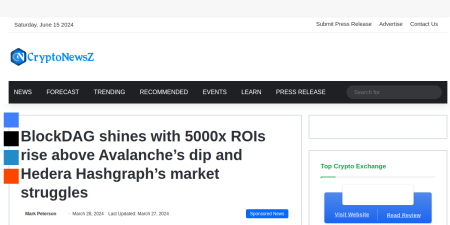 Read the full Article:  ⭲ BlockDAG shines with 5000x ROIs rise above Avalanche’s dip and Hedera Hashgraph’s market struggles