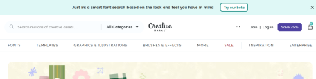 Creative Market 设计师的创意市集