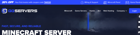 GGservers minecraft服务器租用主机