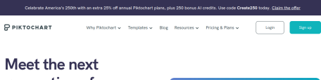 Piktochart – 信息图表与视频制作