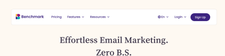 Benchmark Email 简洁易用