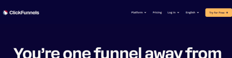 ClickFunnels 在线销售漏斗构建工具