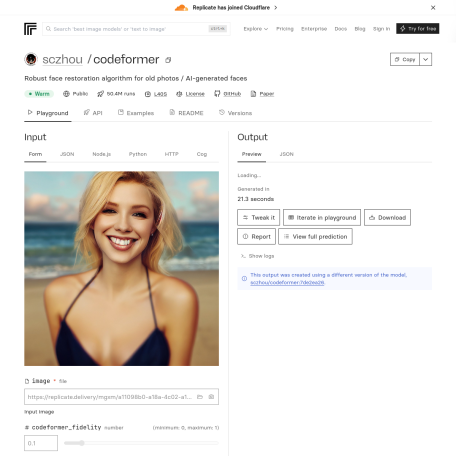 AI放大修复人脸照片