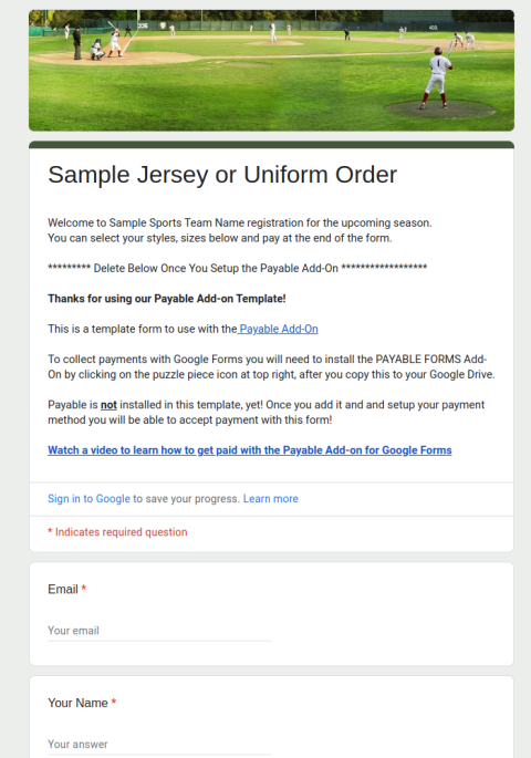 Basketball Uniform Order Form With Skrill - Fill Online, Printable
