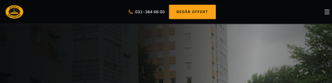 Förhandsvisning av webbplatsen asfaltigbg.se – hemsida byggd av Techgruppen