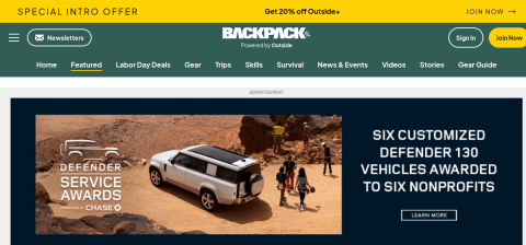 backpacker.com önizleme