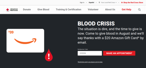redcross.org önizleme