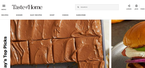 tasteofhome.com önizleme