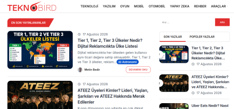 teknobird.com önizleme