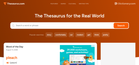 thesaurus.com önizleme