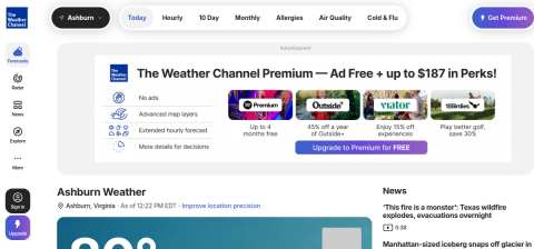 weather.com önizleme