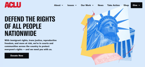 www.aclu.org önizleme