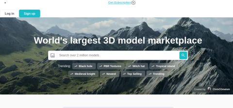 www.cgtrader.com önizleme