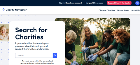 www.charitynavigator.org önizleme
