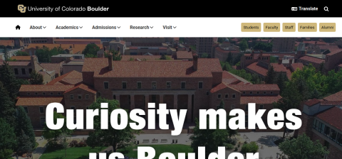 www.colorado.edu önizleme