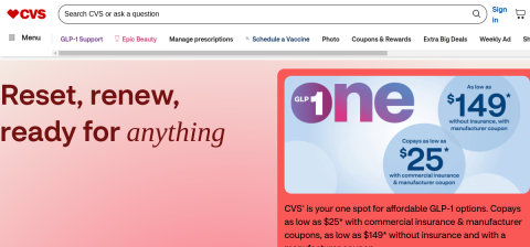 www.cvs.com önizleme