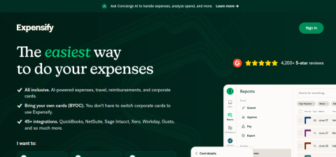 www.expensify.com önizleme