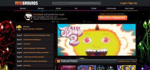 www.newgrounds.com önizleme