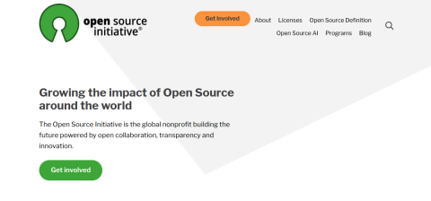 www.opensource.org önizleme