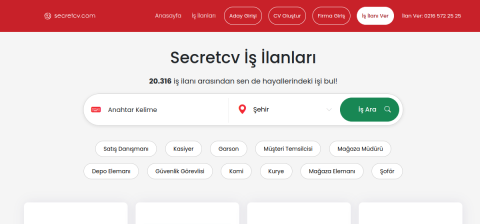 www.secretcv.com önizleme