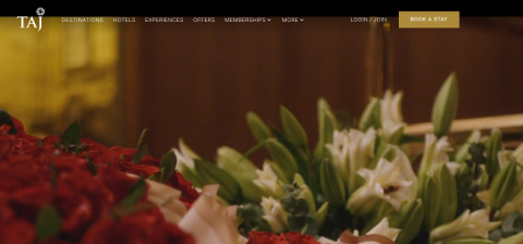 www.tajhotels.com önizleme