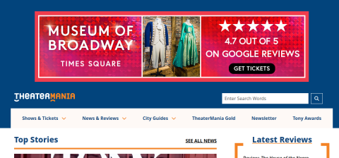 www.theatermania.com önizleme