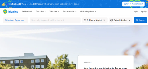 www.volunteermatch.org önizleme