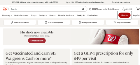 www.walgreens.com önizleme