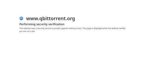 qBittorrent download page screenshot