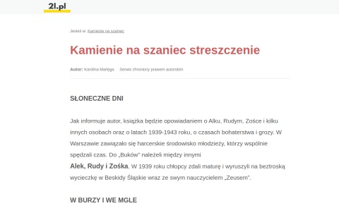Streszczenie