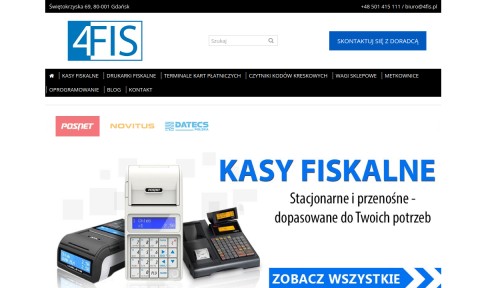 4FIS - kasy fiskalne w Gdańsku