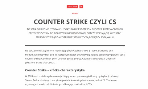 CS-Slupsk.pl - Sieć Serwerów Counter Strike 1.6 [CS 1.6]
