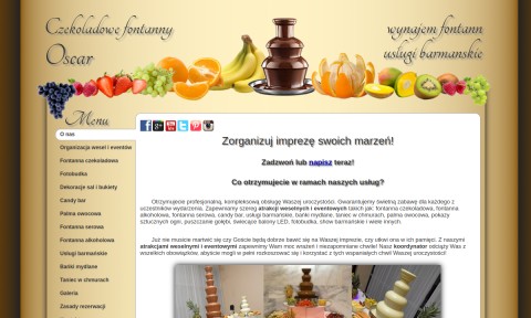 czekoladowe fontanny