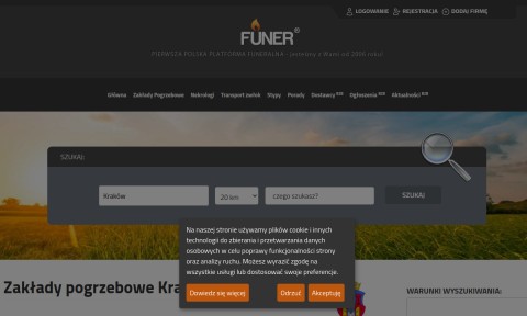 wieńce pogrzebowe Kraków